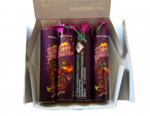 Pyrocentury Jumbo Color Twister Bodenwirbel 1x 4 Stück