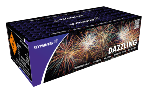 Sky Painter Dazzling 158 Schuss Verbundfeuerwerk