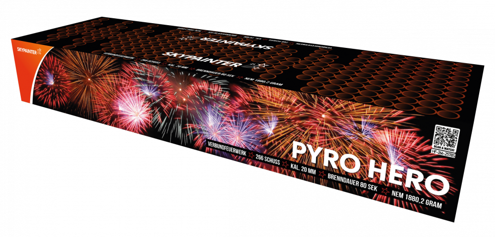 Sky Painter Pyro Hero 266 Schuss Verbundfeuerwerk