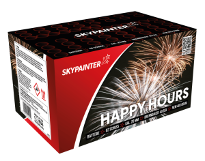 Sky Painter Happy Hours 62 Schuss Feuerwerksbatterie