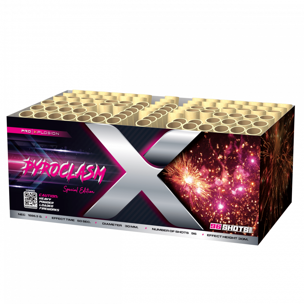 Pro Xplosion Pyroclasm 96 Schuss Verbundfeuerwerk