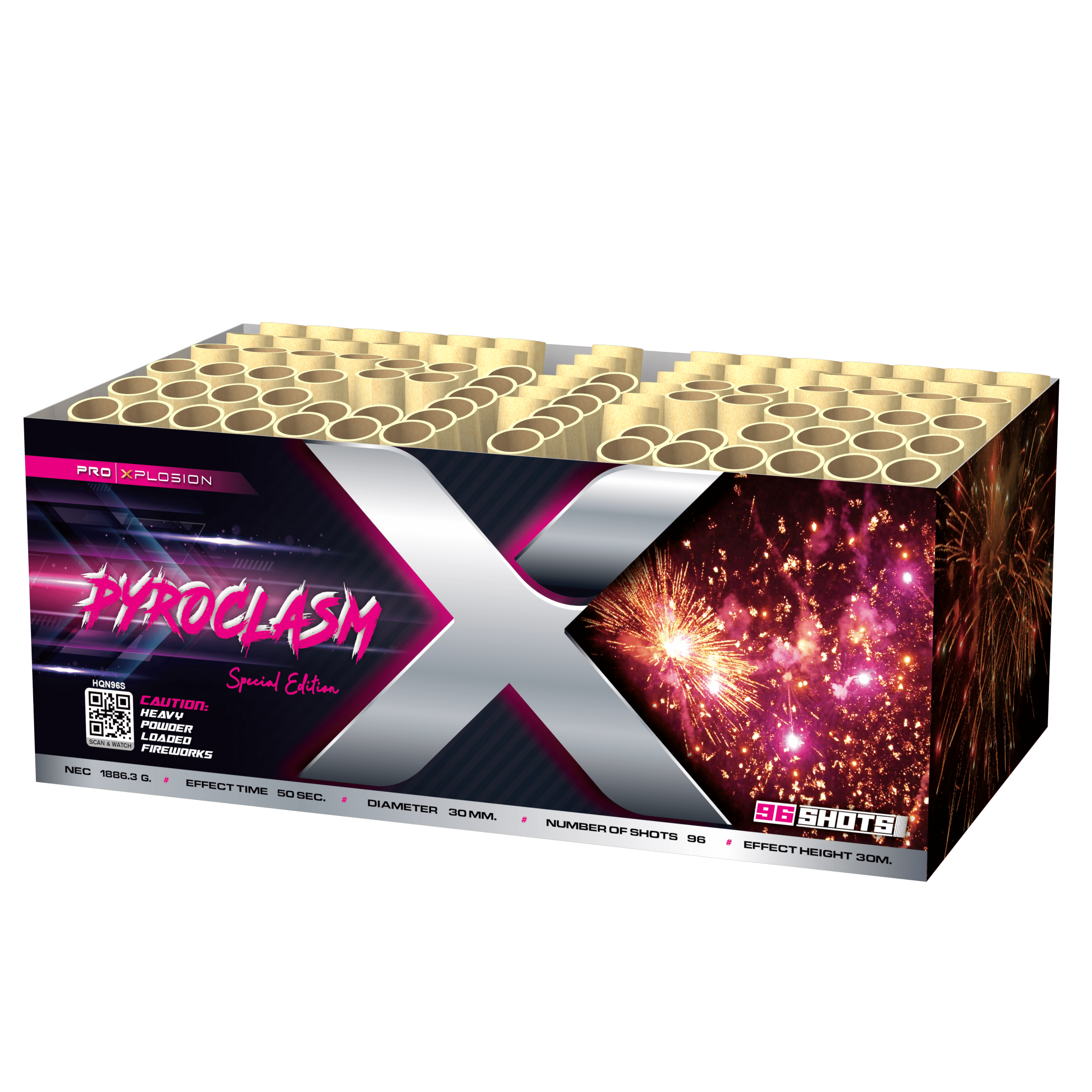 Pro Xplosion Pyroclasm 96 Schuss Verbundfeuerwerk