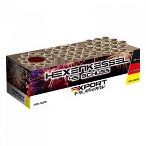Export Feuerwerk Hexenkessel 45 Schuss Feuerwerksbatterie
