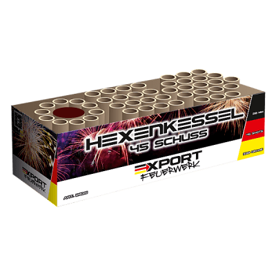 Export Feuerwerk Hexenkessel 45 Schuss Feuerwerksbatterie