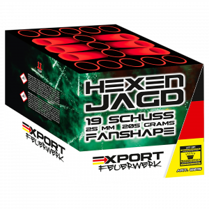 Export Feuerwerk Hexenjagd 19 Schuss Feuerwerksbatterie