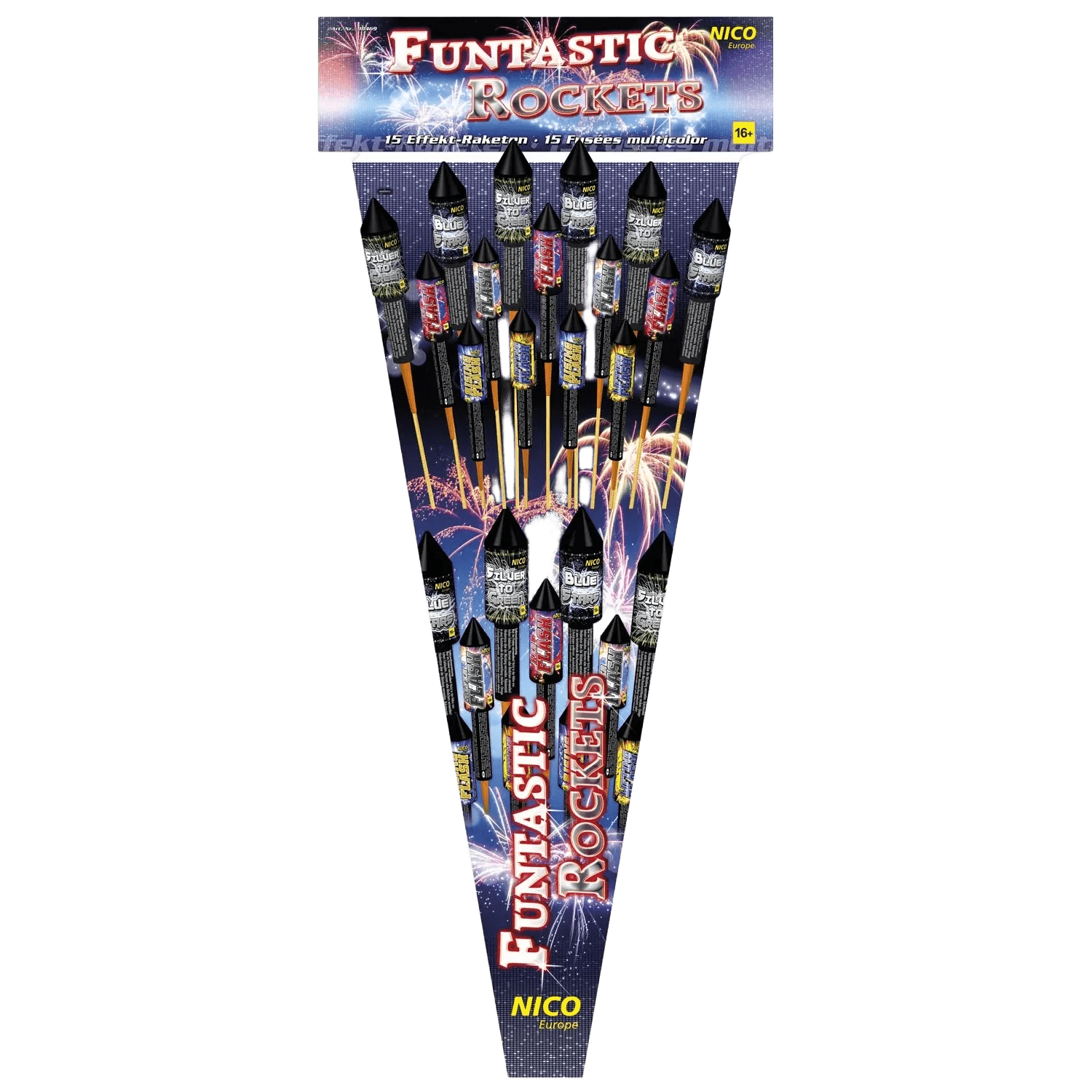 Funtastic Rockets 15 Stück Raketen
