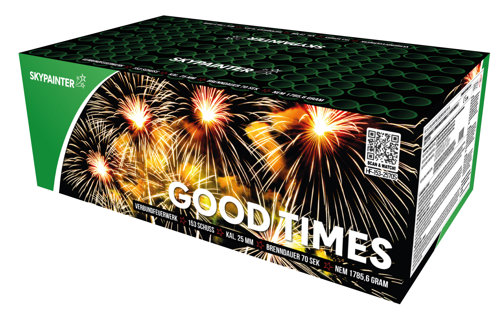 Sky Painter Good Times 153 Schuss Verbundfeuerwerk
