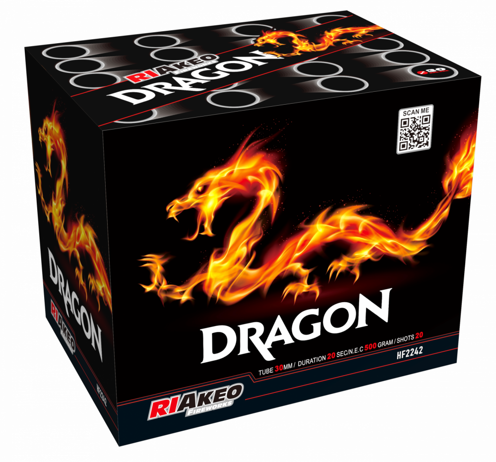 Riakeo Dragon 20 Schuss Feuerwerksbatterie