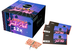 Vuurwerktoppers Jumping Jack-Pack 12 Stück